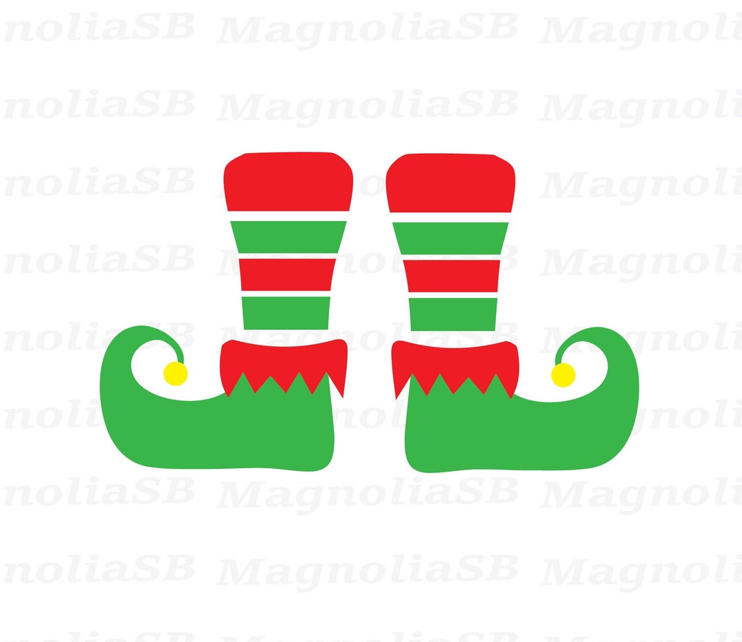Elf Shoes Svg Layered Elf Shoes Svg Elf Svg Christmas Svg - Etsy