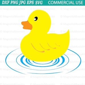 Anatra giocattolo SVG. Ducky PNG. Sagoma di uccello. Taglia file per Cricut. uccello in formato SVG. Indovinelli sull'acqua in formato SVG. Gomma. Paperella giocattolo. Ducky Svg. File di taglio anatra. PNG