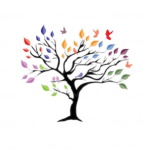 Download Apple Tree Svg Apple Tree Dxf Tree Clipart Cutting Apple Etsy