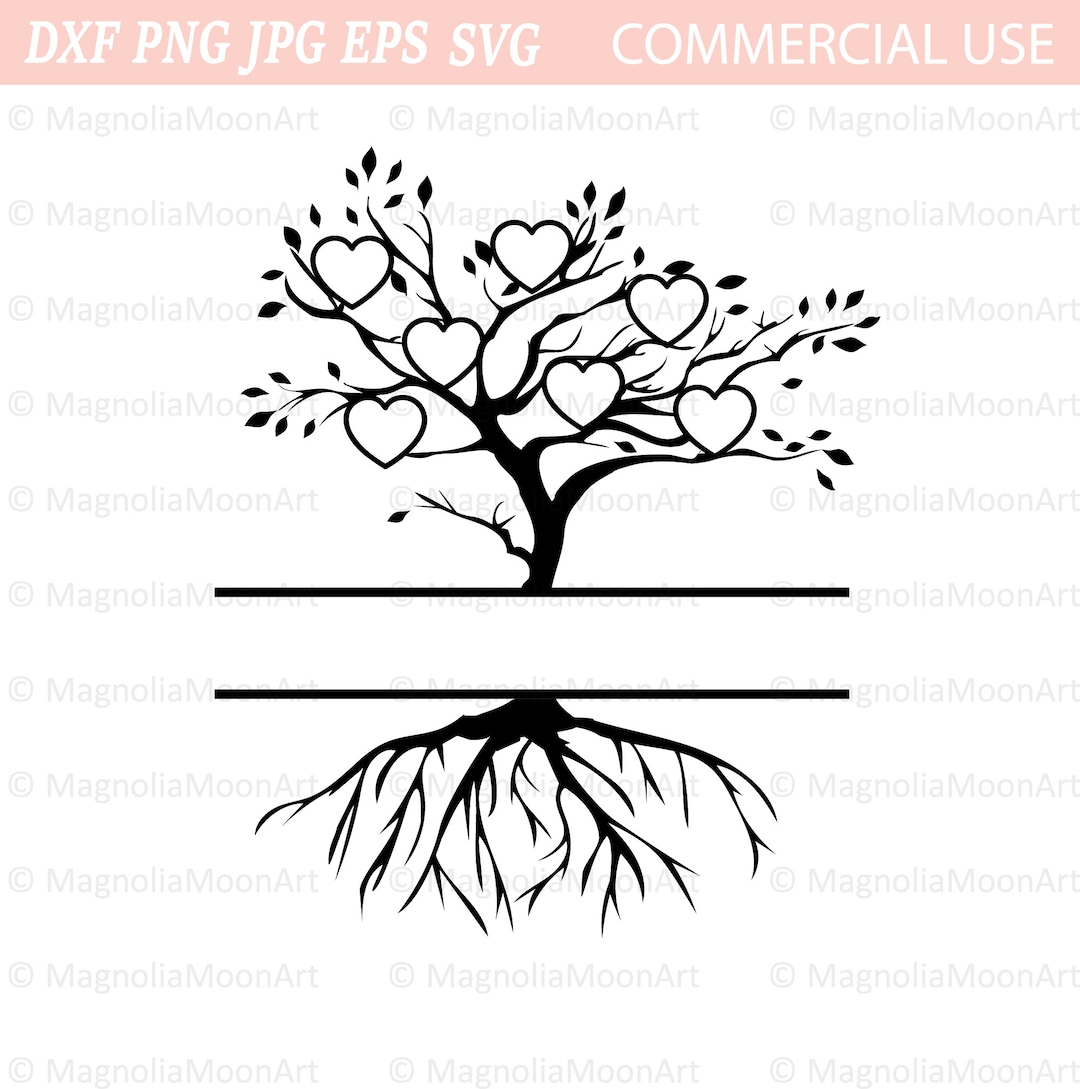 Family Tree 7 Members Svg, Family Reunion Svg, Tree Svg, Tree of Life ...