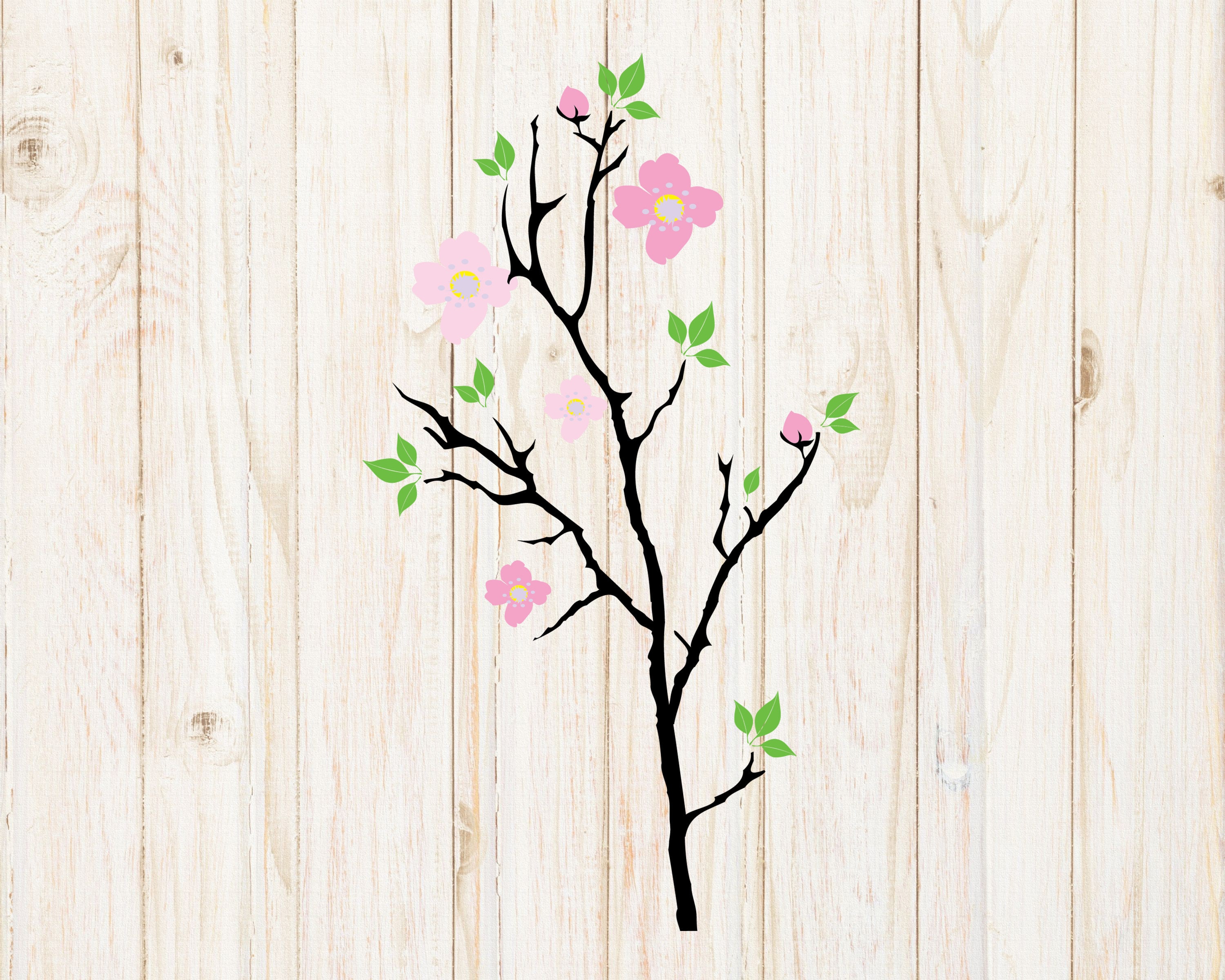Tree Bloom Svg Cherry Blossom Tree SVG, PNG, Cricut Cut File - Etsy