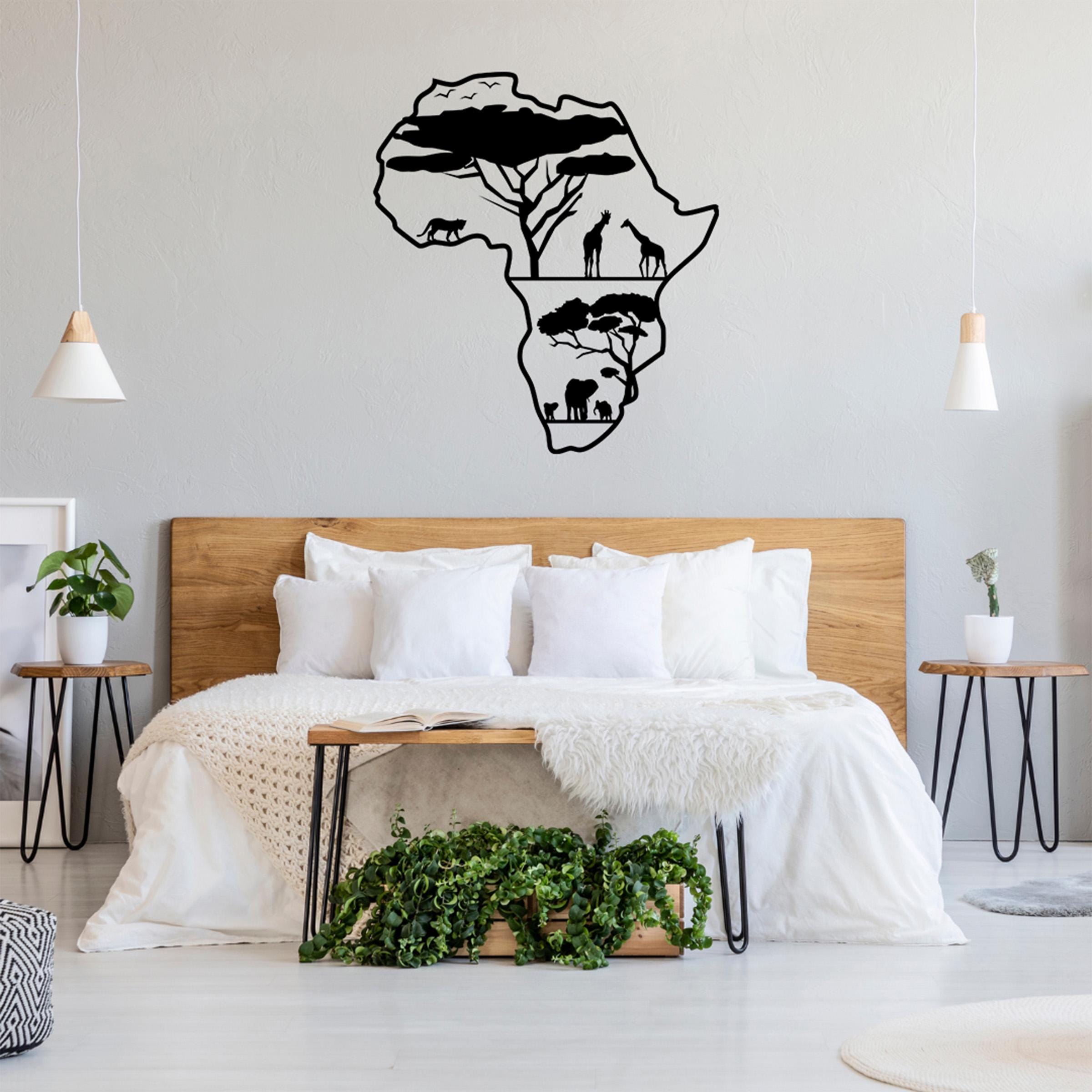 African Tribe Stencil Template 11.8x11.8 Inch Reusable Plastic Stencils Men Women Dancers Ethnic Tribal Stencils Square Painting Template Wood Wall T