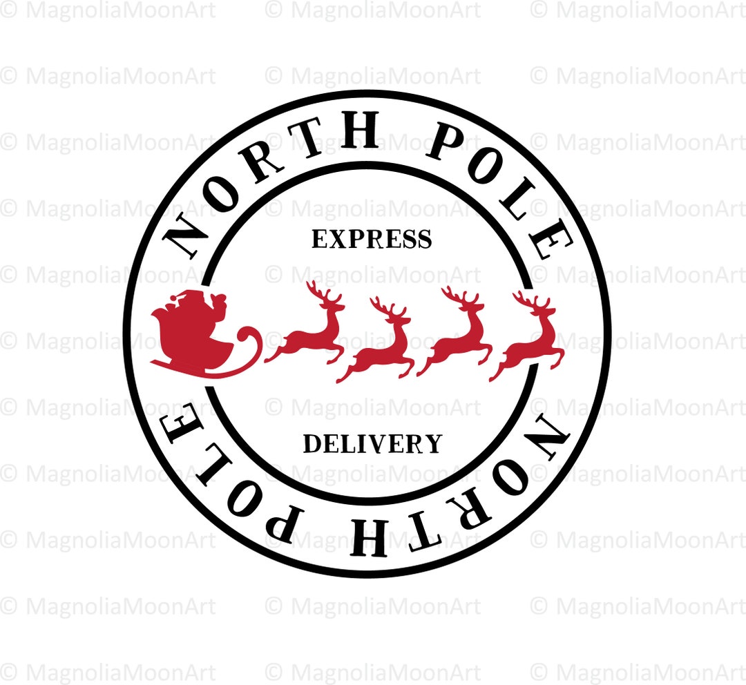 North Pole SVG Christmas SVG Cut File for Cricut Shirt Etsy