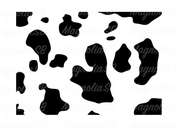 Download Cow Pattern Svg Dxf Clipart Animal Cutting Farm Animal Etsy