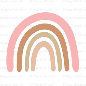 Whimsical Rainbow svg, boho rainbow svg, arquivo de corte para cricut, arco-íris fofo svg, arco-íris PNG, arquivo dxf para corte a laser, arco-íris, jpg