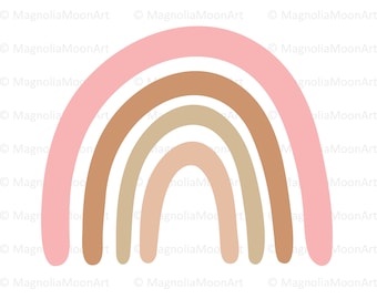 Whimsical Rainbow svg, boho rainbow svg, cut file for cricut, cute rainbow svg, rainbow PNG, dxf file for laser cut, rainbow, jpg