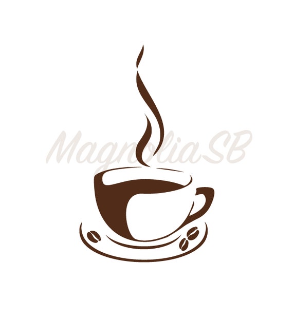 Download Cup Of Coffee With Beans Svg Coffee Dxf Cup Of Coffee Etsy