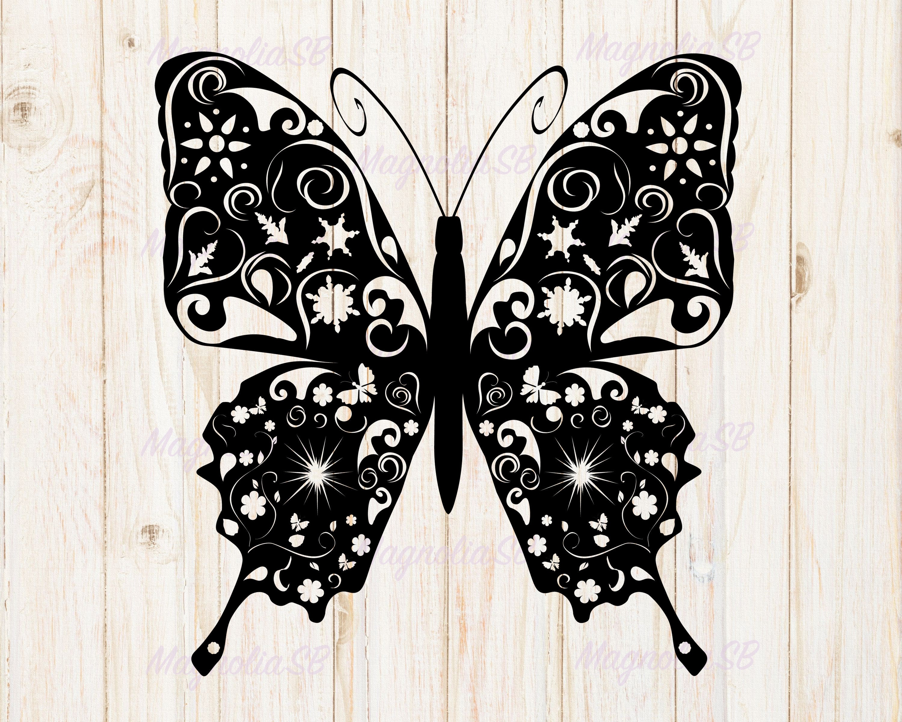 Butterfly Svg Bundle Butterflies Svg Swirl Svg Butterfly Etsy In 2021