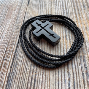 Pectoral cross, African ebony cross,  Ebony cross, Black cross, Lace cross, Catholic cross,  Orthodox cross, Exclusive cross,  Wooden cross