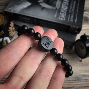 Initial bracelet, Personalized Letter Bracelet, Customizable Bracelet, Wooden Beads Bracelet, Personalized Beaded bracelet