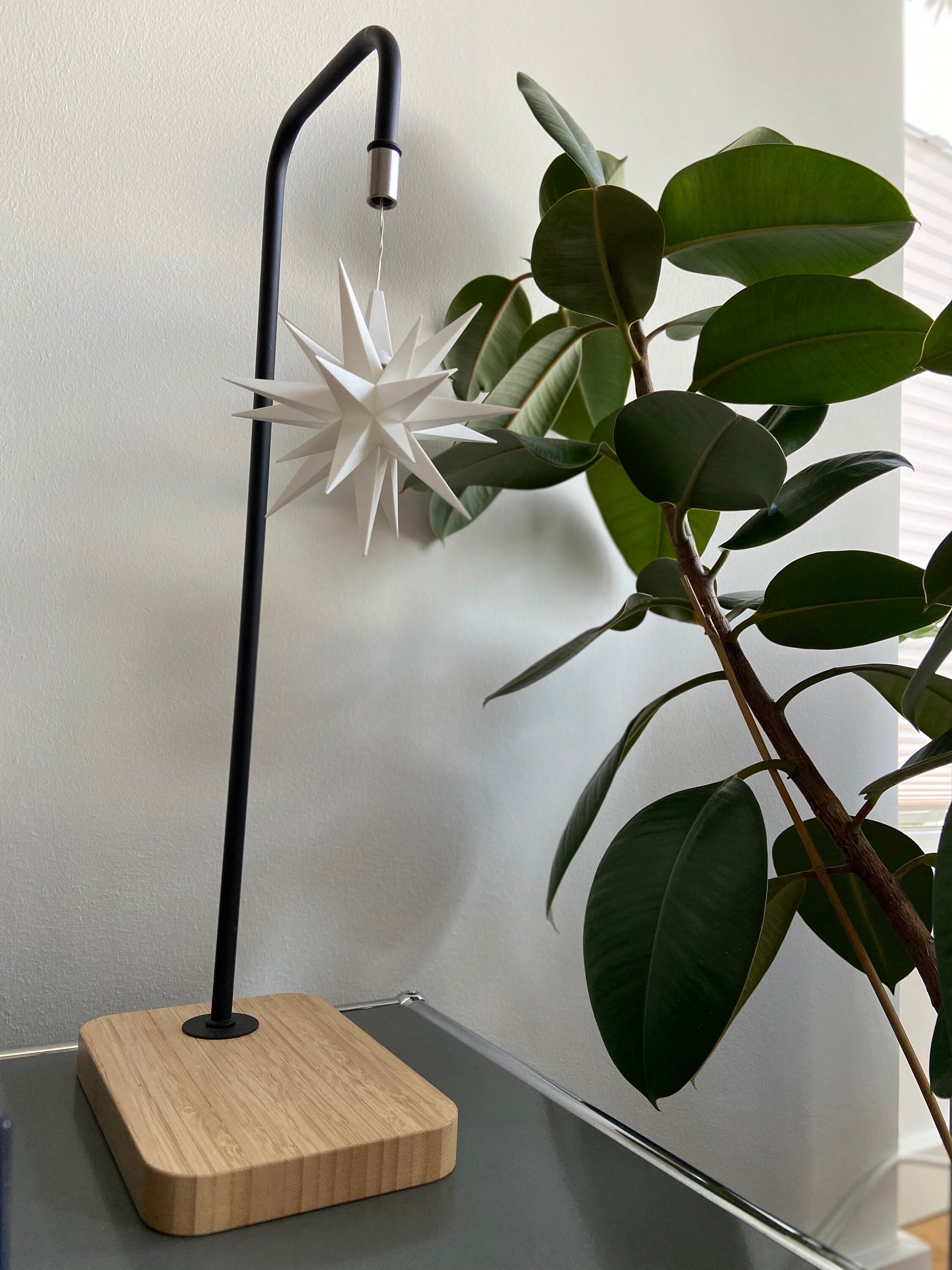 Halterung für Herrnhuter Stern Weichnachtsstern Leuchtstern Tischlampe Leuchte Etsy.de