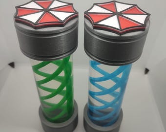 Replicas T-Viurs y Antidoto del Resident Evil, AHORA CON LUZ!