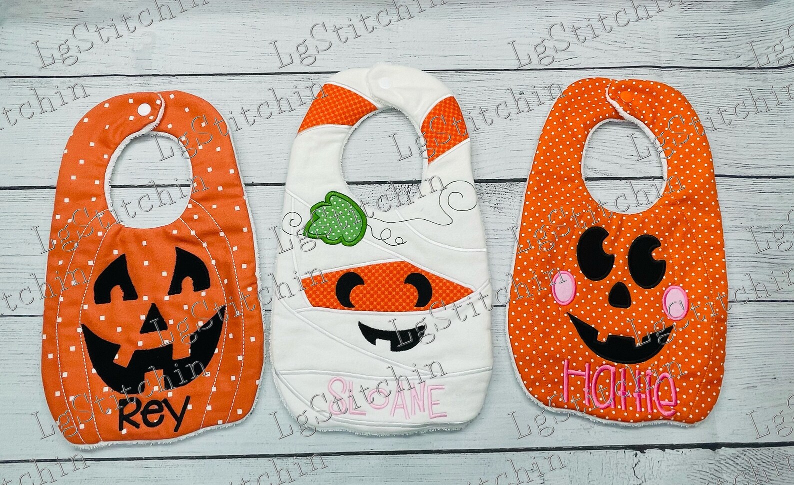 Pumpkin Baby Bib Halloween Baby Bib Cute Bib Snap Bib Orange Etsy