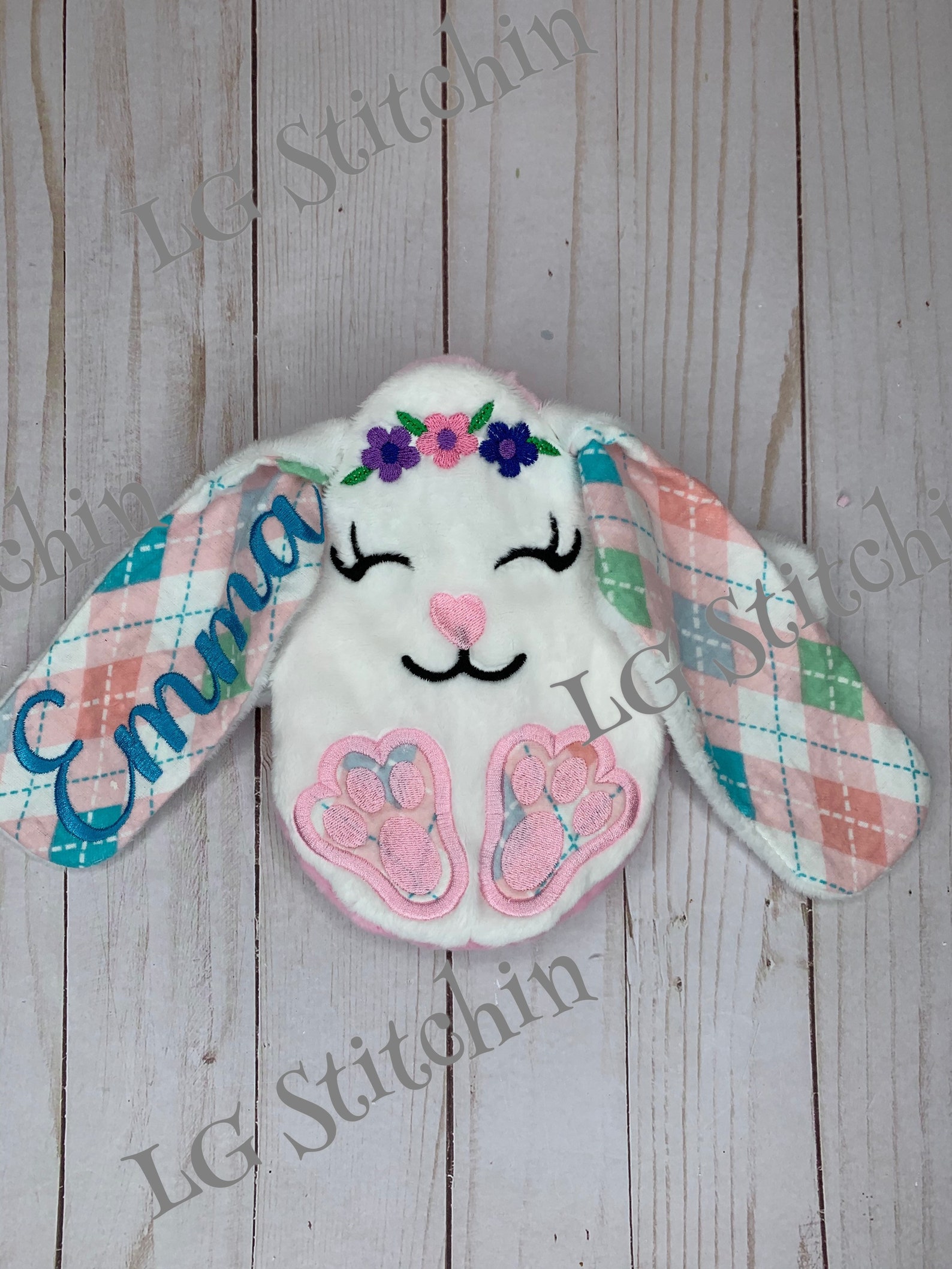 Easter Gift Custom Rabbit Long Ears Easter Gift Baby Gift Child Boy ...