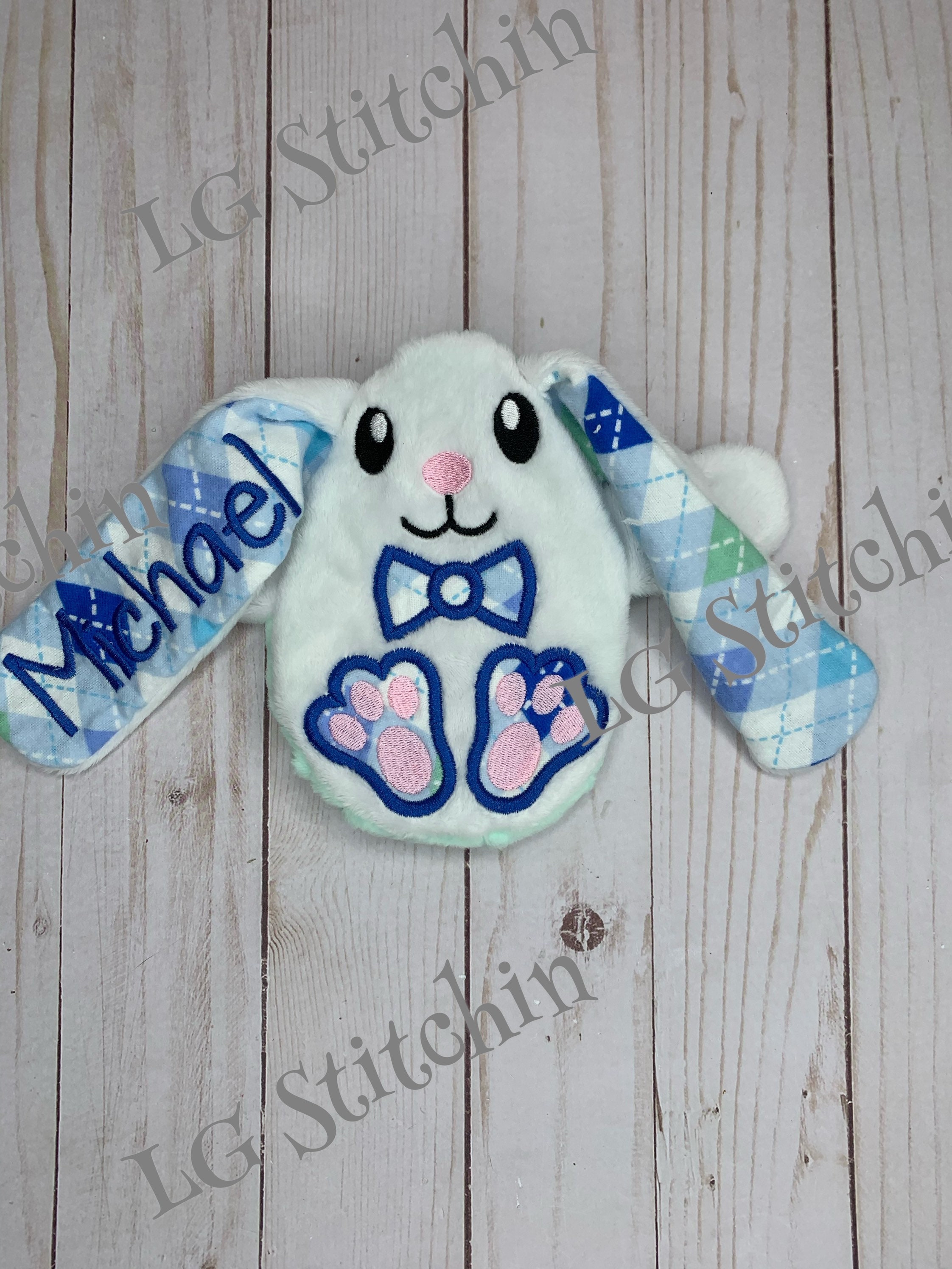 Easter Gift Custom Rabbit Long Ears Easter Gift Baby Gift Child Boy ...