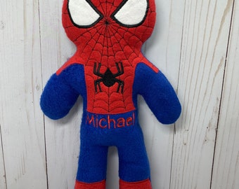 Easter gift Spider customized baby gift boy embroidered lovie baby toy stuffed toy personalized gift toddler stuffed animal birthday gift