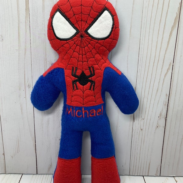 Easter gift Spider customized baby gift boy embroidered lovie baby toy stuffed toy personalized gift toddler stuffed animal birthday gift