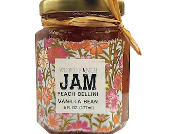 Peach Bellini Vanilla Bean Jam