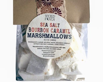 Salted Bourbon Caramel Marshmallows