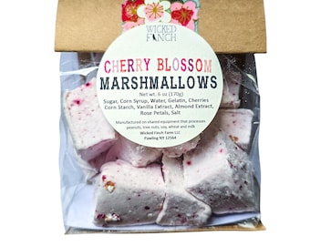 Kirschblüten Hamdmade Marshmallows