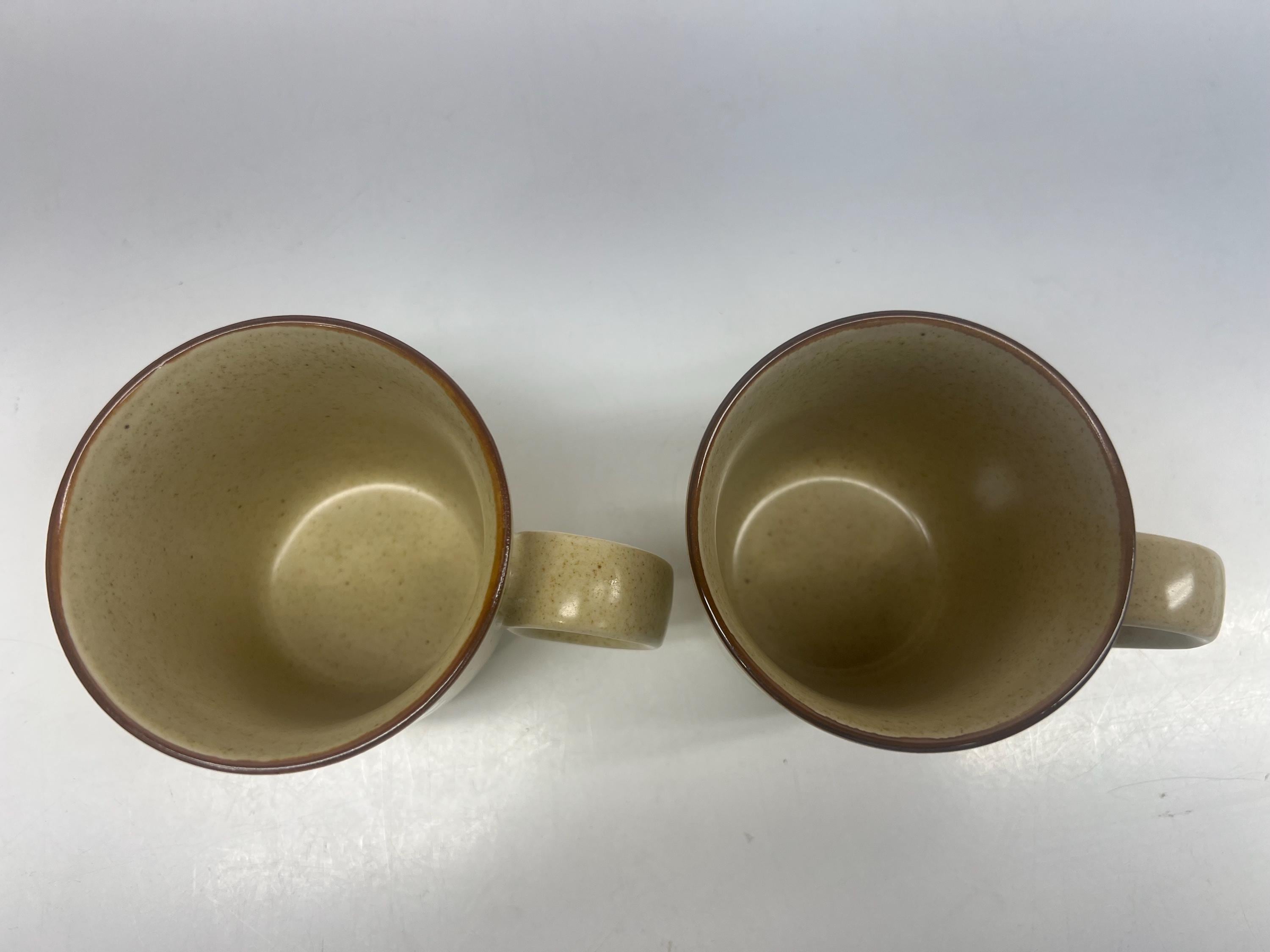 Noritake Stoneware, Rapture 8578, Coffee Cups Mugs, Made in Japan