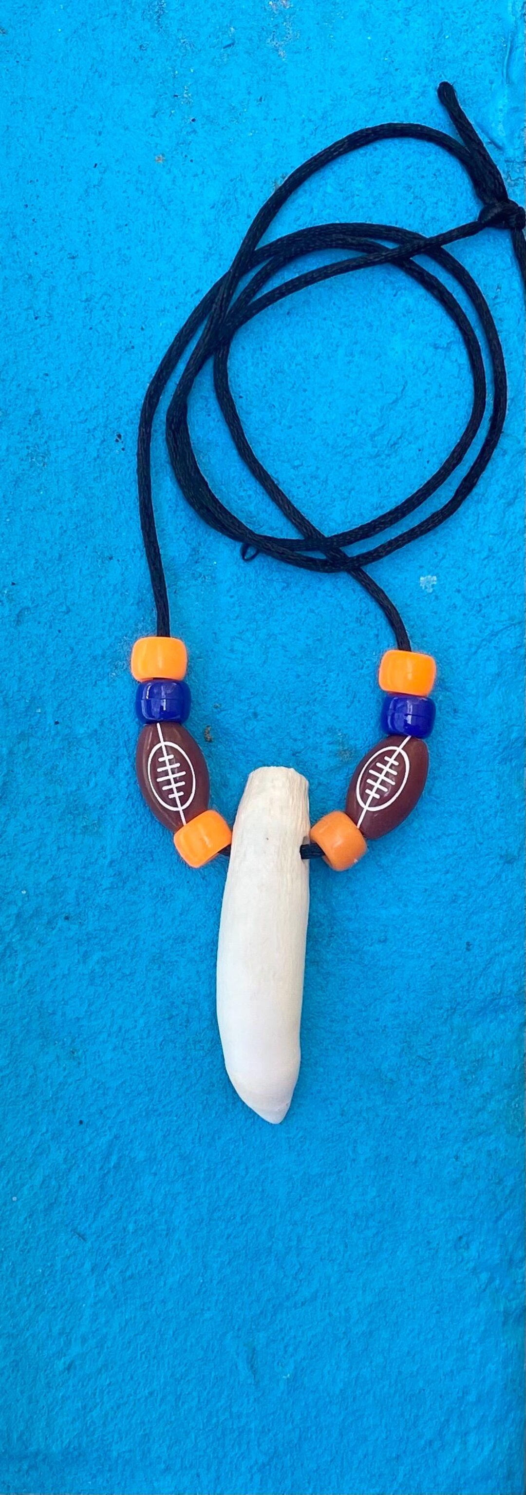 Gators Football! UF Football Themed Real Gator Tooth Necklace - Etsy