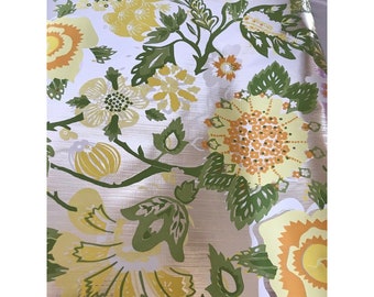 Antique Band Box Wallpaper 1852 AWPMA 3 Yd Roll Garden Botanical Floral Print