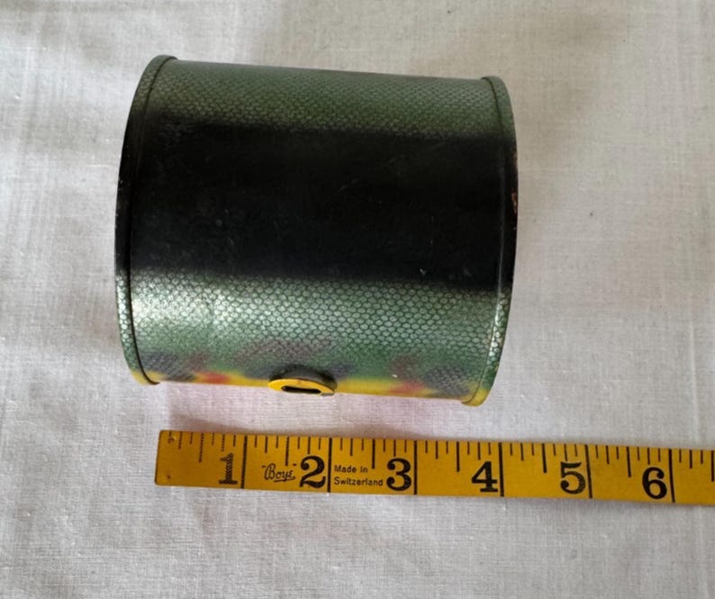 Vintage Herter's Fish Call Lure Unique Sound Caller Finder Decoy Metal Can Bell image 4