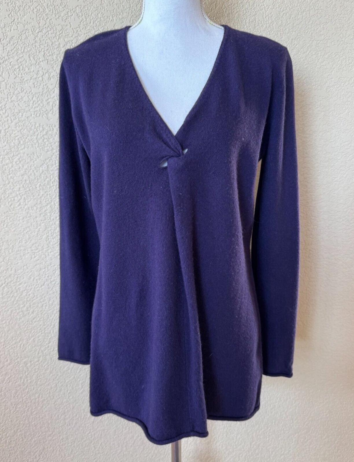 Pure Splendor Cashmere Button Front V-Neck Cardigan