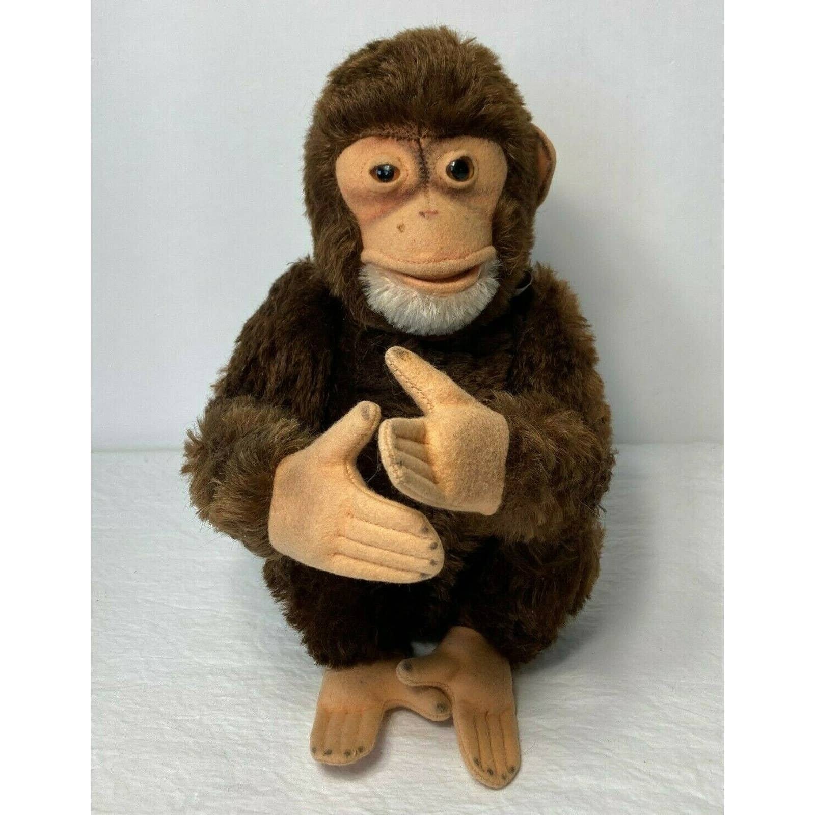 stuffed monkeys from the 1960s