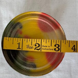 Vintage Herter's Fish Call Lure Unique Sound Caller Finder Decoy Metal Can Bell image 3