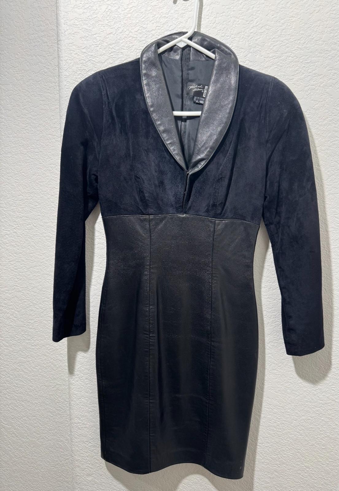 Michael Hoban North Beach Leather Dress - Etsy