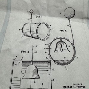 Vintage Herter's Fish Call Lure Unique Sound Caller Finder Decoy Metal Can Bell image 8