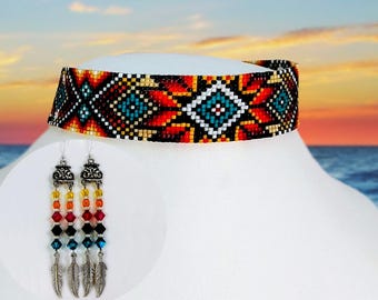 Southwest Floral Choker Set