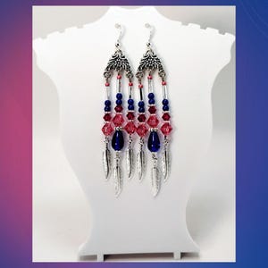 Navy Blue Beaded Compass Choker main image 0
