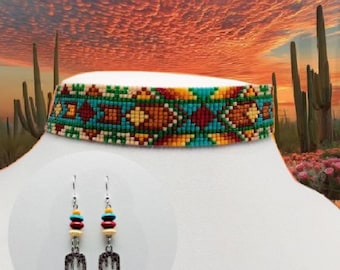Ensemble collier ras du cou Cactus Home