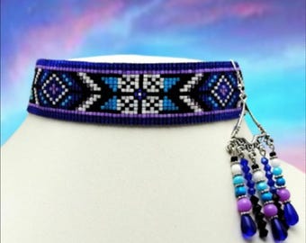 Native Snowflake Choker Set