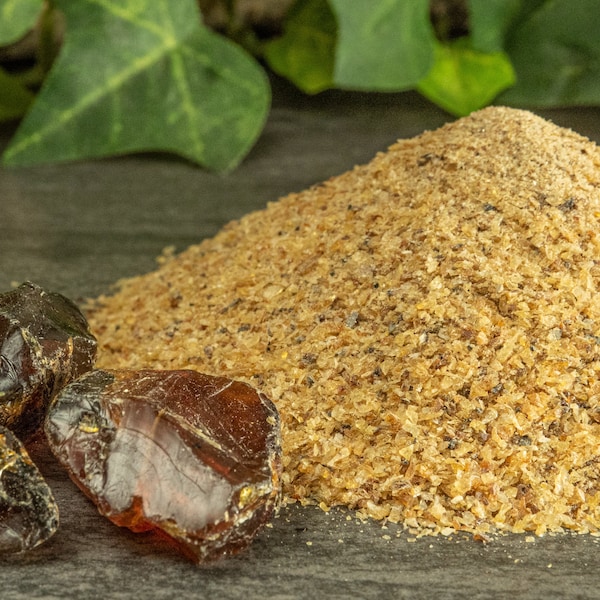 Amber natural ground powder 30 grams/ 55ml