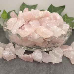 Rose Quartz gemstone rough 12-14 pcs 70 gram sets