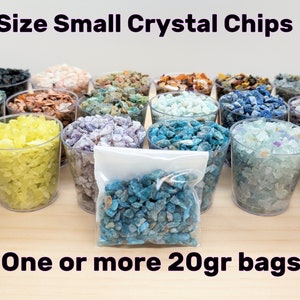 Rock chips size small 1-3 20 gram bags mix and match