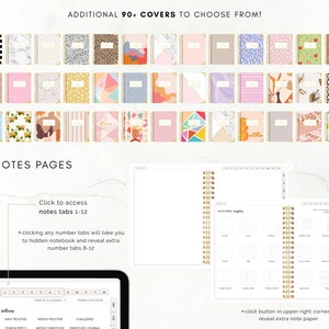 2023 2024 Ultimate Digital Planner Monthly, Weekly, and Daily Planner, iPad Planner, Hyperlinked Planner, Goodnotes Planner, Notability image 10