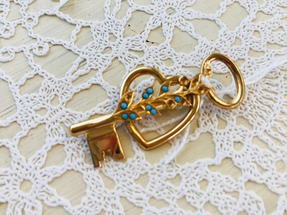 Corocraft Silver Gold bath Brooch