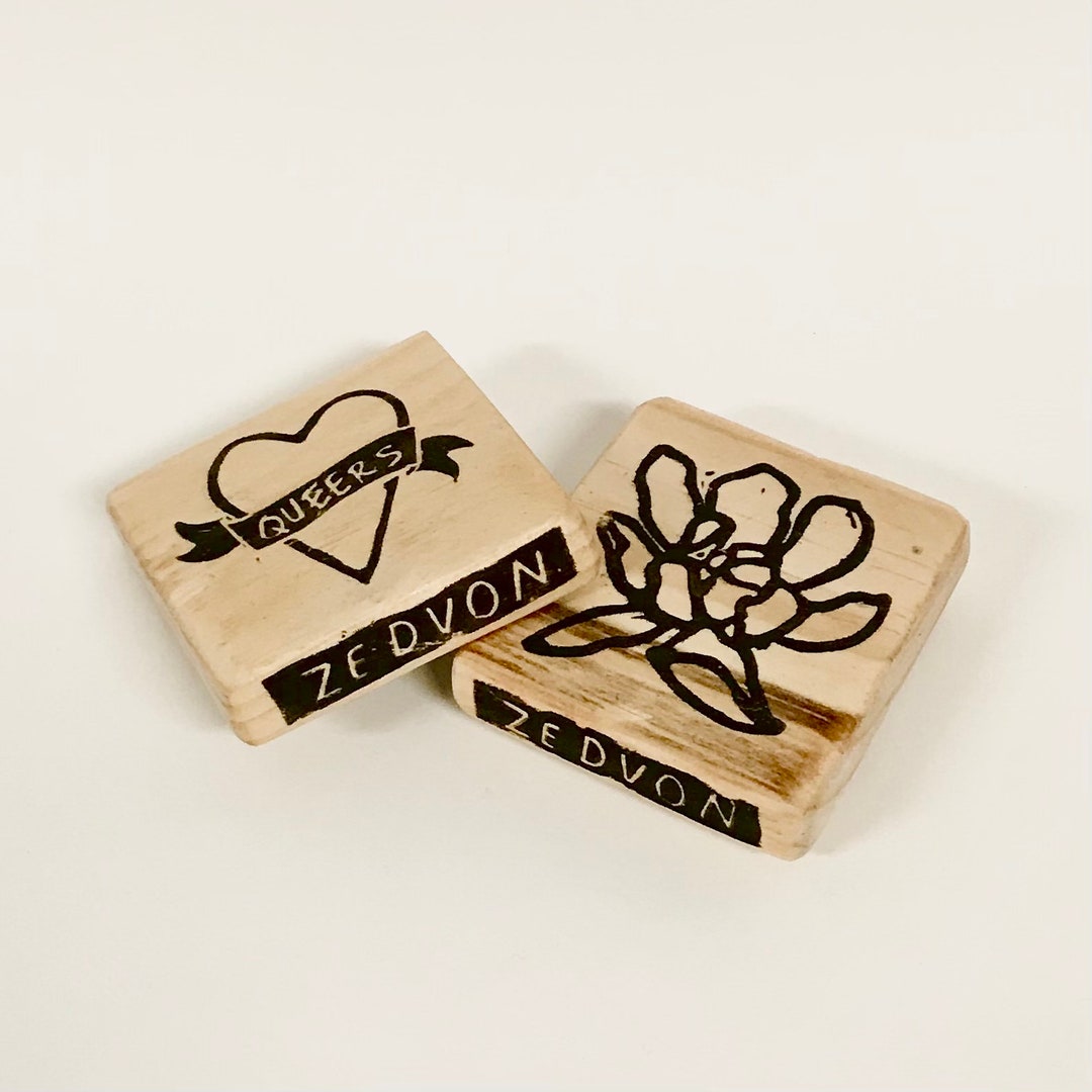 Handcarved Lino Stamp Etsy