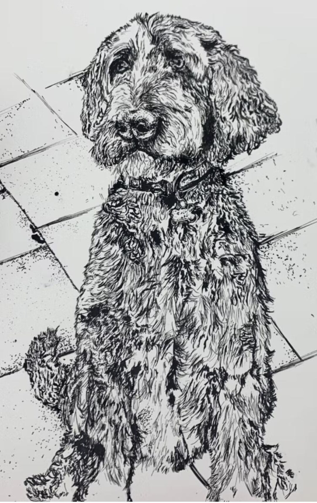 Custom Pen and Ink Pet Portrait - Etsy