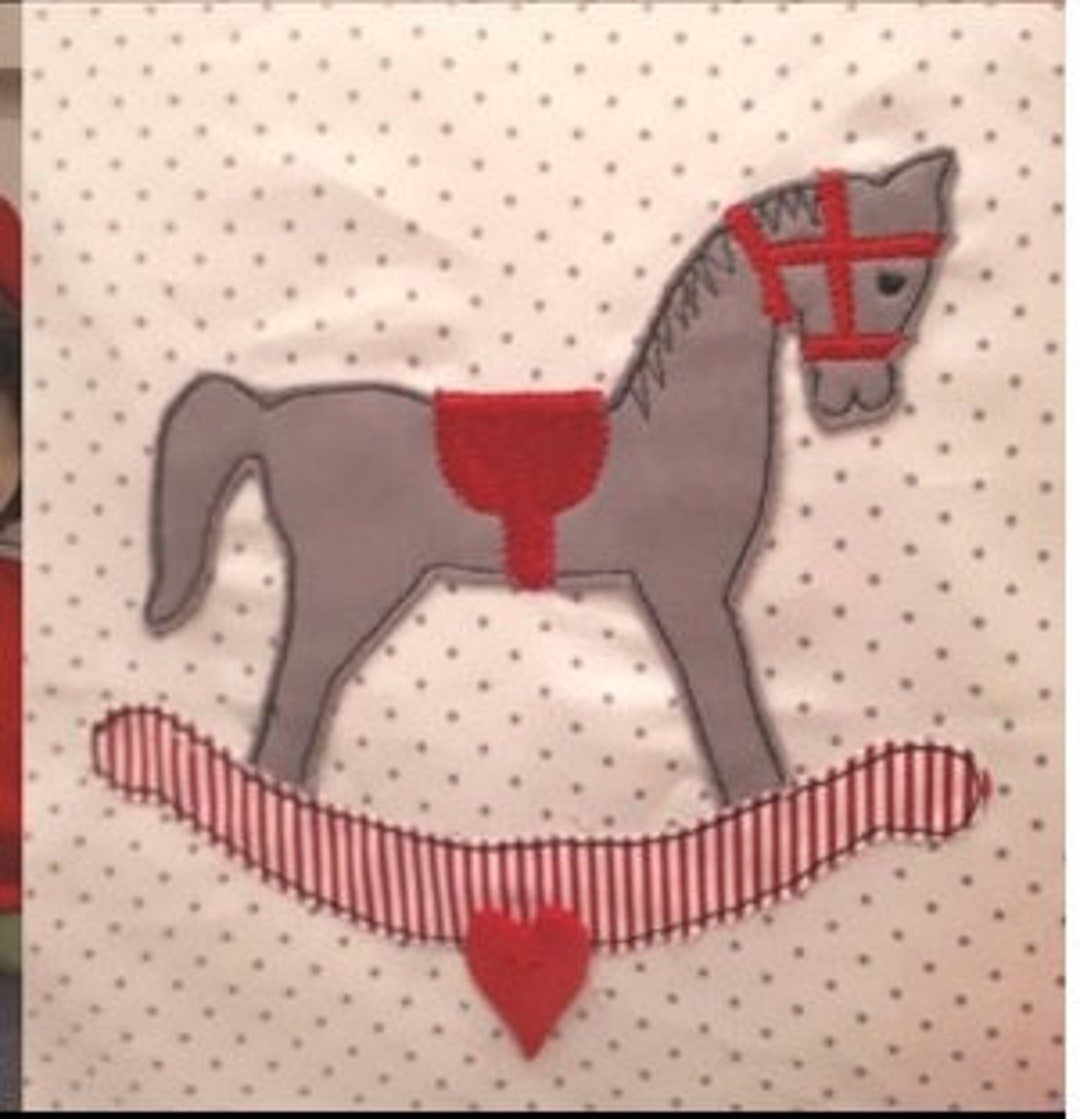 Weihnachten Schaukelpferd 3 Versionen 13x18 Etsy.de