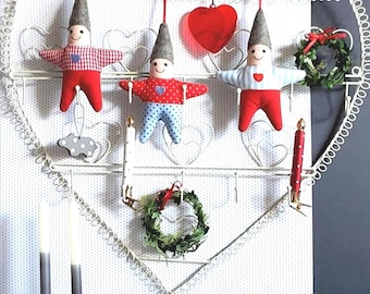 Christmas: 2x Star Gnomes 13x18 and 10x10