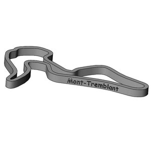 Circuit Mont-Tremblant Race Track Keychain Key Chain