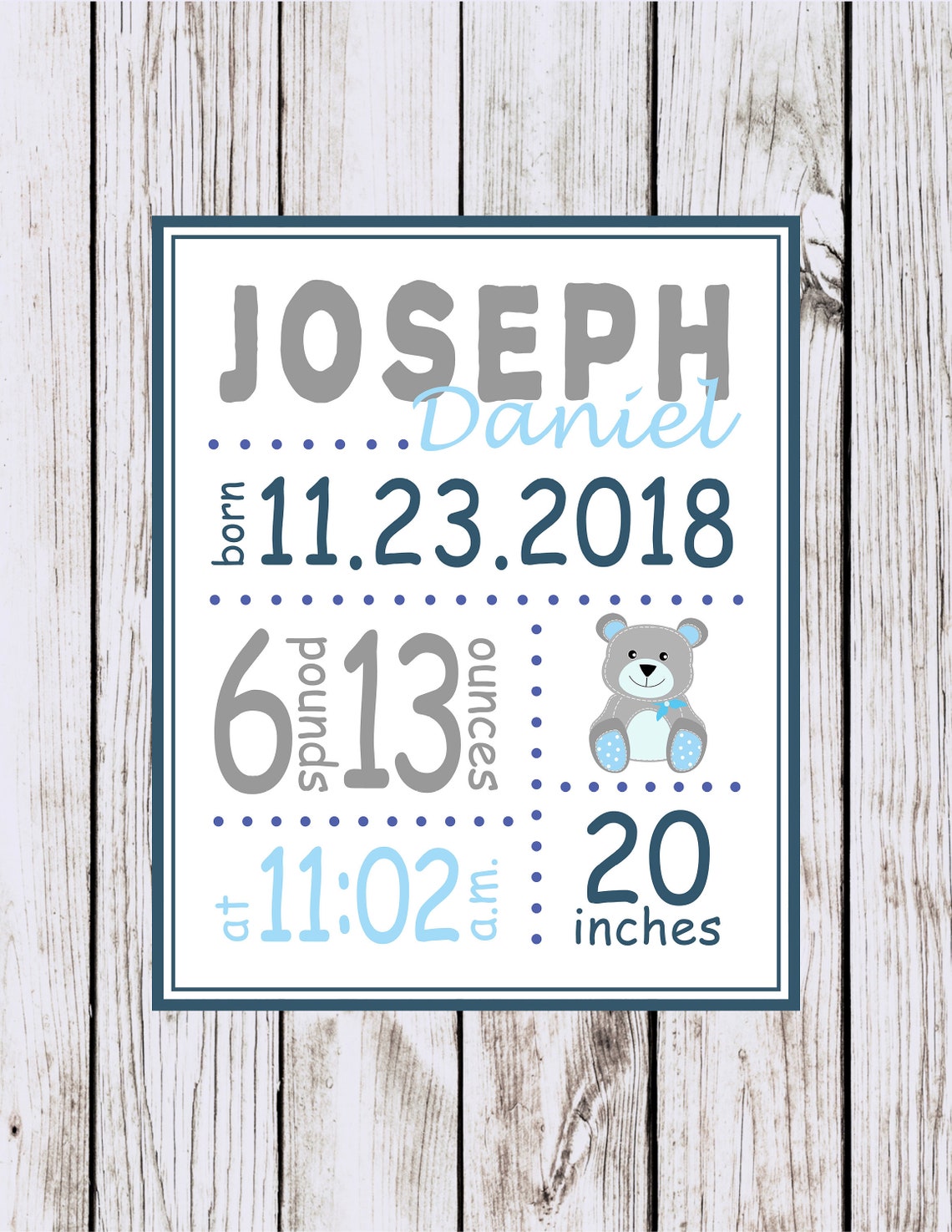 birth-stats-printable-baby-birth-stats-birth-stats-print-etsy
