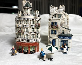 J Carlton by Gault French Miniature Paris Set of Three Advertising
