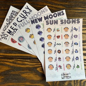 2027 Astrology Sticker Pack